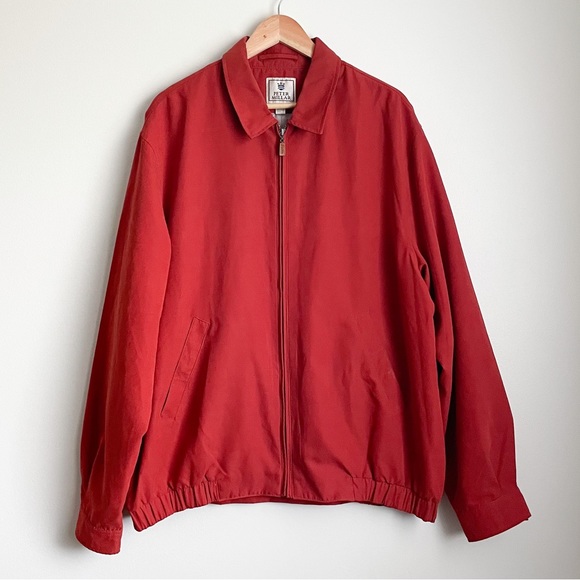 Peter Millar Jackets & Coats Peter Millar Orange Zip Jacket Lined Pockets Collared Poshmark